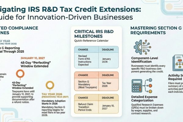 IRS Extends R&D Tax Credit Reporting Deadlines — What Innovation-Driven Companies Need to Know